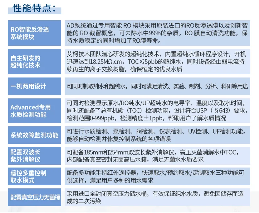 实验准确性的保障！遵义环保监测中心艾柯Advanced系列实验室超纯水机维护完毕插图6