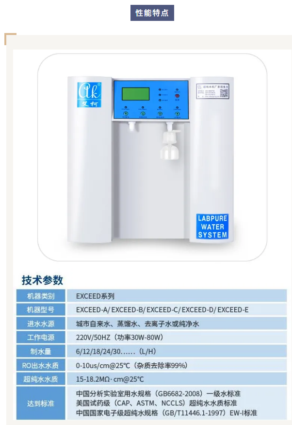 艾柯厂家团队为柳州疾控中心Exceed系列超纯水机提供专业维护服务！插图3